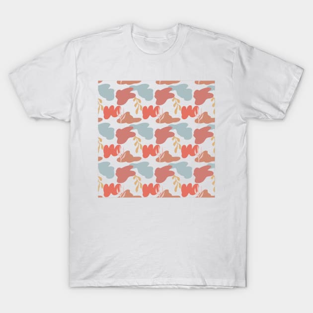 delicate shape pattern T-Shirt by NJORDUR